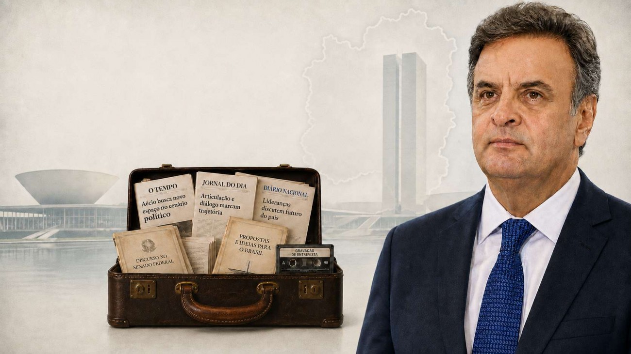 Aécio Neves quer voltar ao senado... E não chega de mãos vazias
