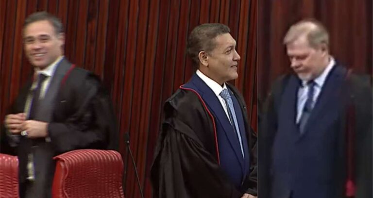 Início de sessão no TSE viraliza com cena inusitada (veja o vídeo)