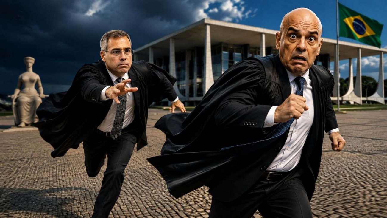 AO VIVO: A casa de Moraes caiu
