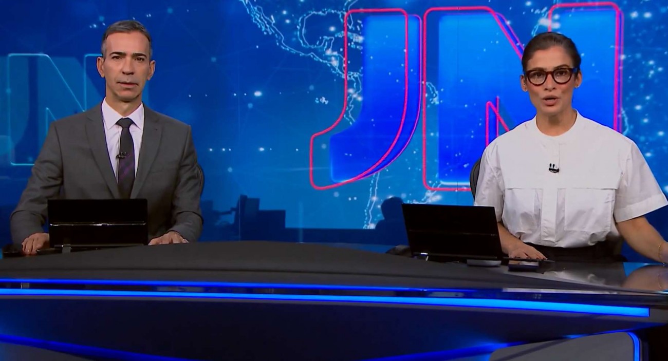 Jornal Nacional encerra a semana com o pé na porta contra Moraes (veja o vídeo)