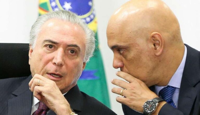 Em desespero, Temer liga para Moraes e dá conselho