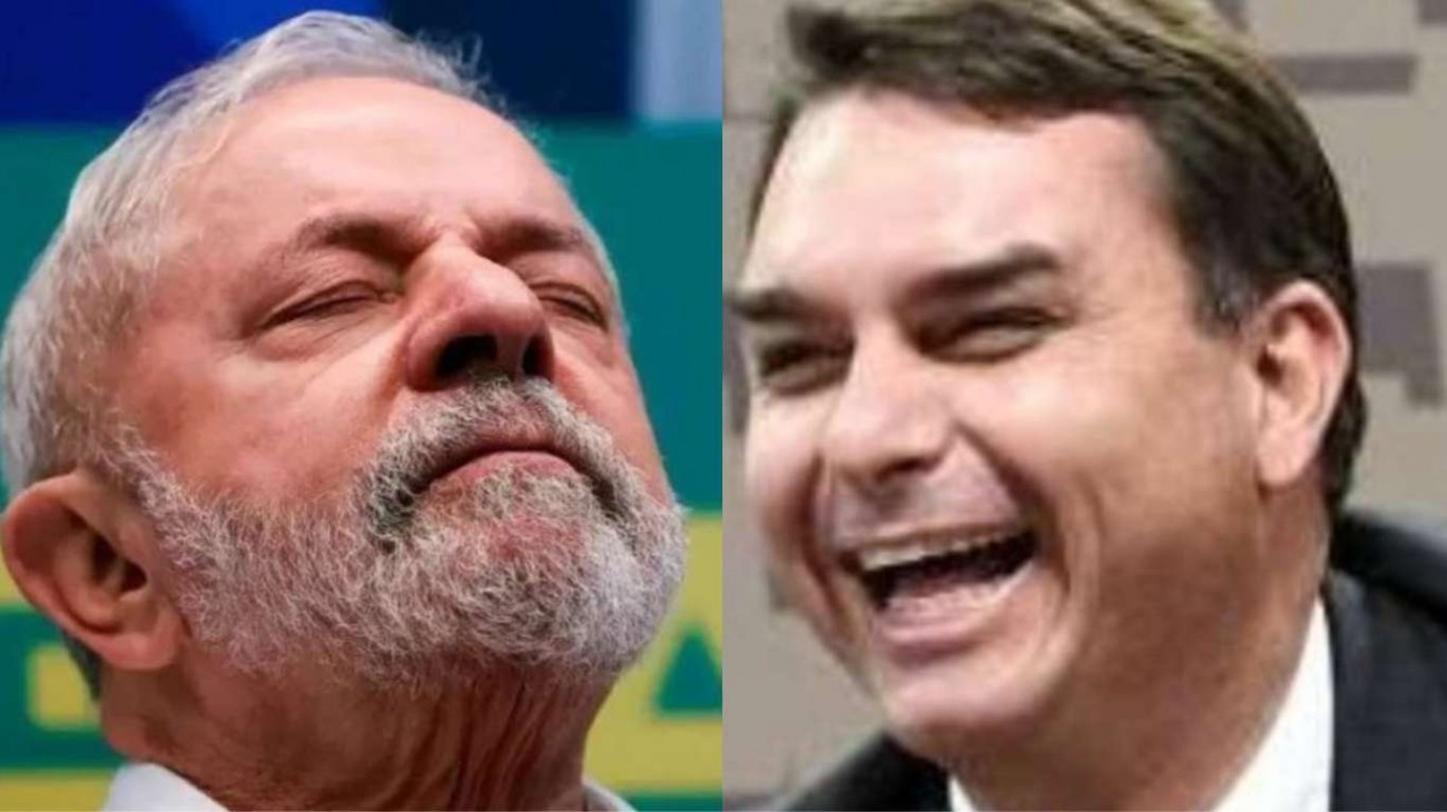 Com o país em caos, nova pesquisa põe Flávio 7 pontos a frente de Lula