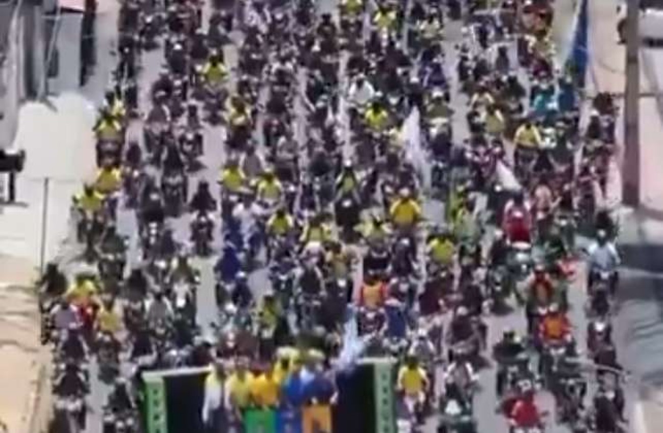 Com Flávio, as incríveis motociatas estão de volta (veja o vídeo)