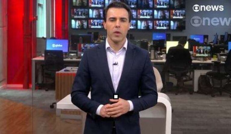 Ao vivo na Globo âncora comete ato falho e chama Moraes de ex-ministro (veja o vídeo)