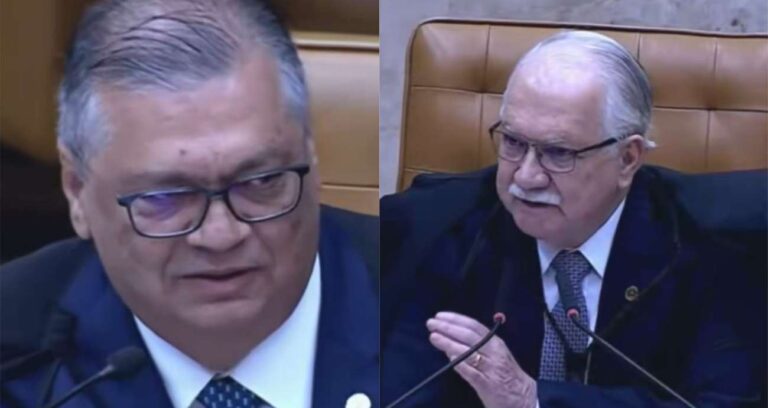 Dino e Fachin protagonizam a 1ª discussão durante o julgamento de Moraes (veja o vídeo)