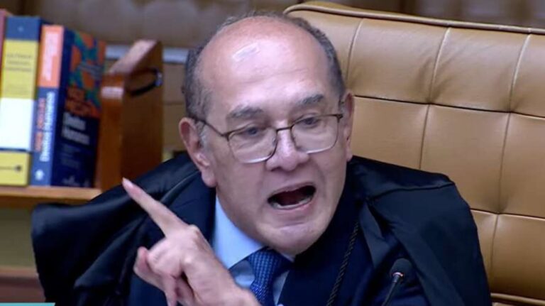 URGENTE: Aos berros, Gilmar tem surto no julgamento de Moraes