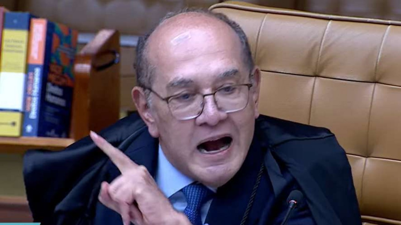 URGENTE: Aos berros, Gilmar tem surto no julgamento de Moraes